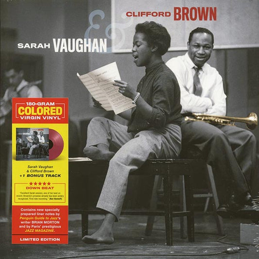 Sarah Vaughan, Clifford Brown - Sarah Vaughan & Clifford Brown (+bonus track) (ltd. ed.) (180g) (red vinyl)