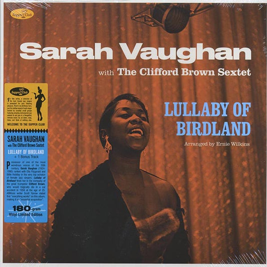 Sarah Vaughan, Clifford Brown Sextet - Lullaby Of Birdland (+bonus track) (ltd. ed.) (180g)