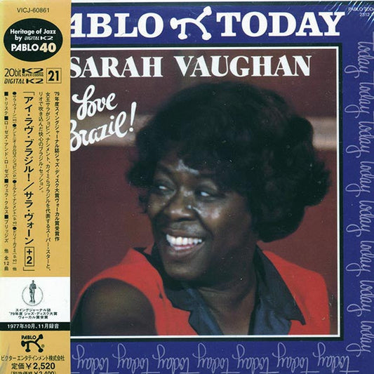 Sarah Vaughan - I Love Brazil (Japan) (ltd. ed.) (deluxe mini-LP slipsleeve edition) (20-bit mastering) (remastered)