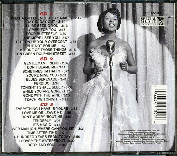 Sarah Vaughan - Through The Years (3xCD)