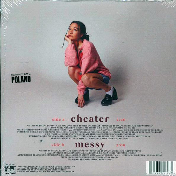Savana Santos - Cheater  /  Savana Santos - Messy (ltd. ed.) (red vinyl)