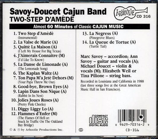 Savoy-Doucet Cajun Band - Two-Step D'Amede