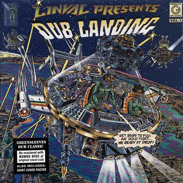 Scientist, The Roots Radics, Barrington Levy, Barry Brown, Jr. Reid, Etc. - Linval Presents Dub Landing + Bonus Vocals Album (2xLP) (remastered)