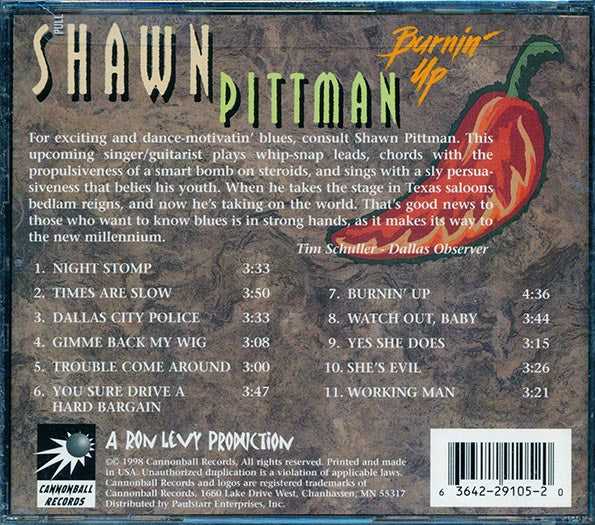 Shawn Pittman - Burning' Up