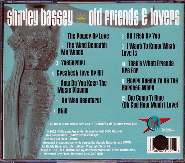 Shirley Bassey - Old Friends And Lovers (marked/ltd stock)