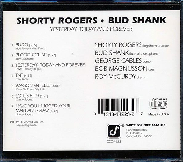Shorty Rogers, Bud Shank - Yesterday, Today And Forever