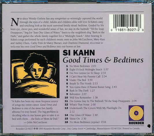 Si Kahn - Good Times And Bedtimes (incl. large booklet)