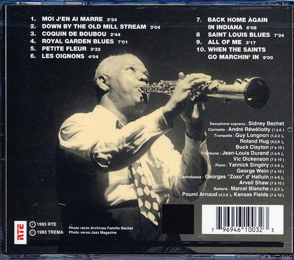 Sidney Bechet - En Concert Avec Europe1: 27 May 1957, 17 July 1958, 29 July 1958, 3 August 1958