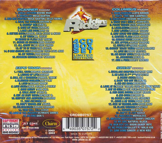 Sizzla, Capleton, Luciano, Etc. - Riddim Rider 4 CD Box Set (70 tracks) (4xCD)