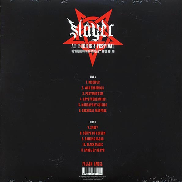 Slayer - At The Big 4 Festival: Gothenburg Broadcast Recording
