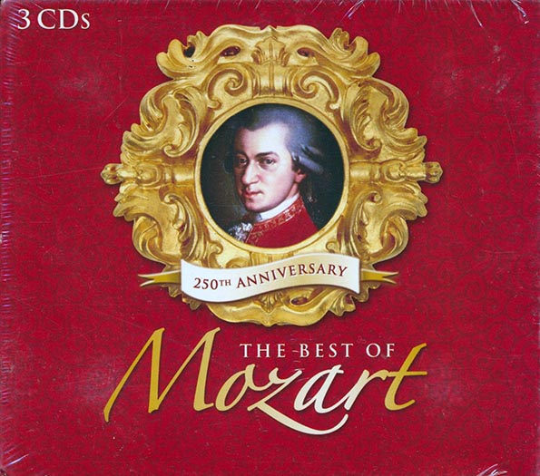Slovak Philharmonic Orchestra, Stutgart Chamber Orchestra, Leningrad Soloists, Etc. - The Best Of Mozart: 250th Anniversary (31 tracks) (3xCD) (deluxe 3-fold digipak)