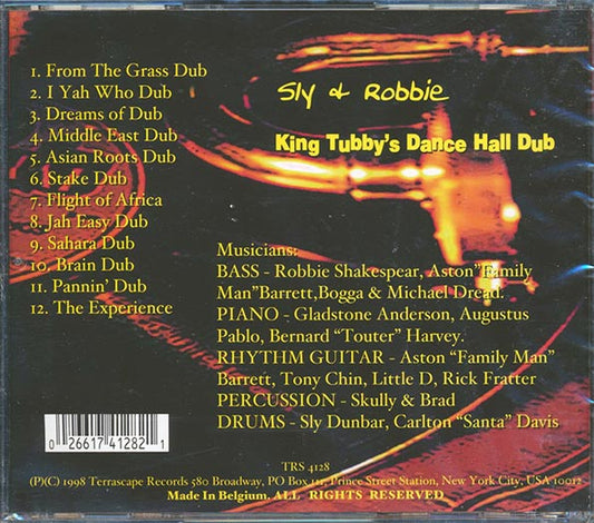 Sly & Robbie - King Tubby's Dance Hall Dub (marked/ltd stock)