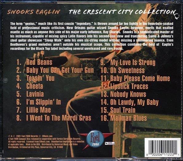 Snooks Eaglin - The Crescent City Collection