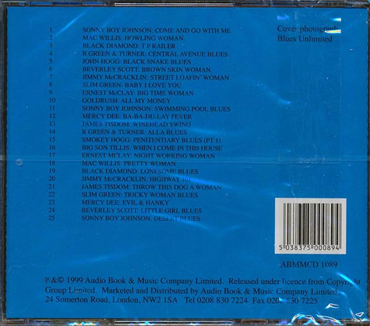 Sonny Boy Johnson, Black Diamond, John Hogg, Etc. - West Coast Down Home Blues (incl. large booklet)