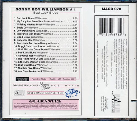 Sonny Boy Williamson - Original Sonny (marked/ltd stock)