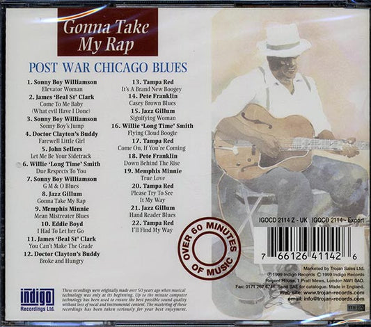 Sonny Boy Williamson, Tampa Red, Doctor Clayton's Buddy, Etc. - Gonna Take My Rap: The Essential Recordinghs Of Post War Chicago Blues '45-'49 (22 tracks)