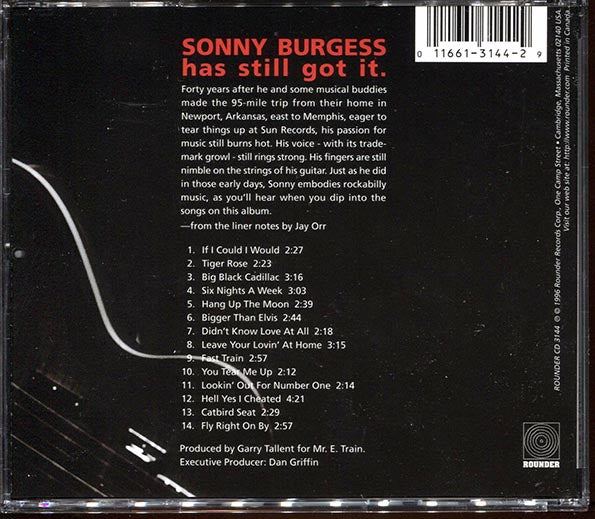 Sonny Burgess - Sonny Burgess (marked/ltd stock)