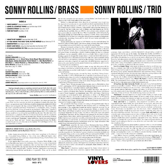 Sonny Rollins - Brass / Trio (+bonus track) (ltd. ed.) (180g)