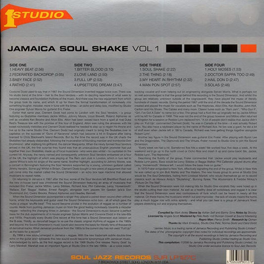 Sound Dimension - Jamaica Soul Shake Vol 1 (ltd. ed.) (2xLP) (silver vinyl)