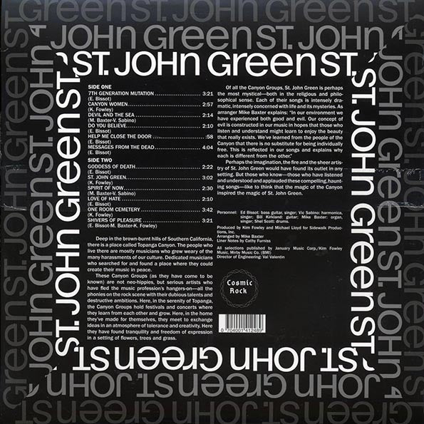 St. John Green - St. John Green
