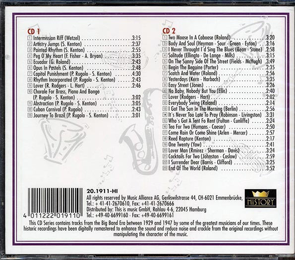 Stan Kenton - Opus In Pastels (36 tracks) (2xCD) (remastered)