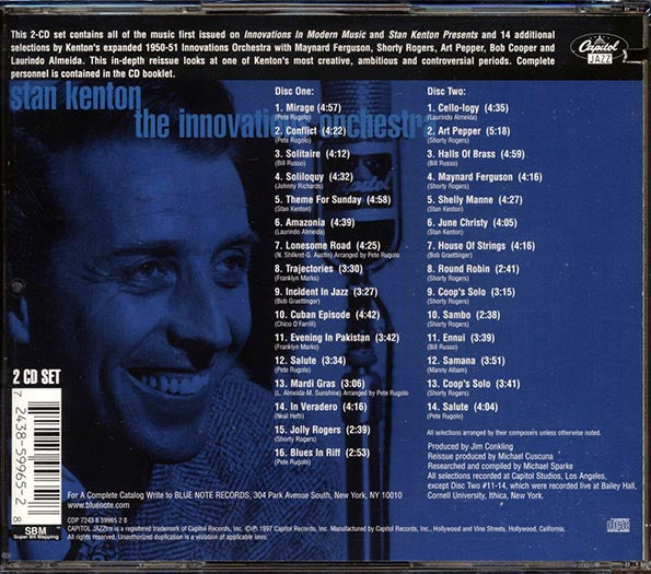 Stan Kenton - The Innovations Orchestra (30 tracks) (2xCD) (marked/ltd stock) CD