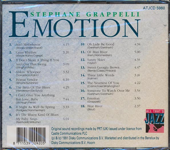 Stephane Grappelli - Emotion