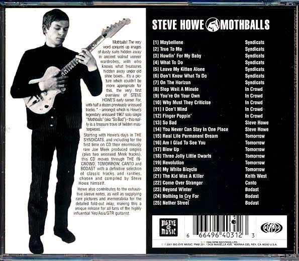 Steve Howe - Mothballs: Groups And Sessions (gold CD) (ltd. ed.) (marked/ltd stock)