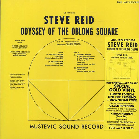 Steve Reid - Odyssey Of The Oblong Square (ltd. ed.) (gold vinyl)