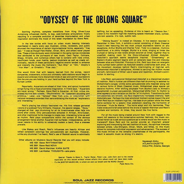 Steve Reid - Odyssey Of The Oblong Square (ltd. ed.) (gold vinyl)