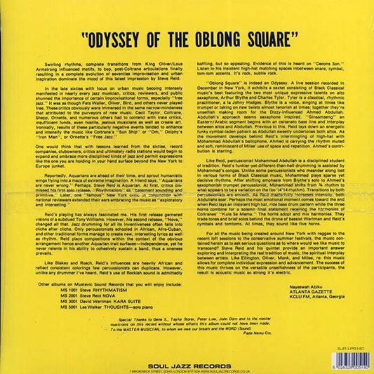 Steve Reid - Odyssey Of The Oblong Square (ltd. ed.) (gold vinyl)