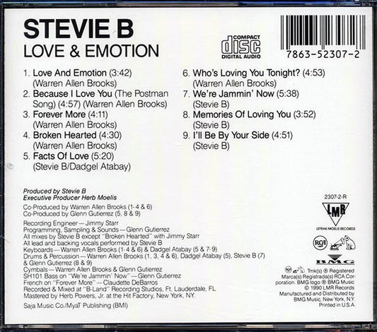 Stevie B - Love & Emotion