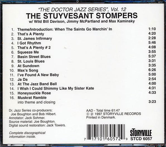 Stuyvesant Stompers With Wild Bill - Dr. Jazz Volume 12: 1951-1952