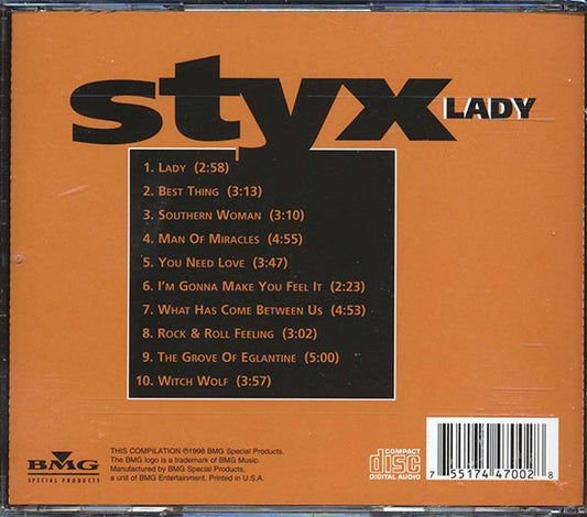 Styx - Lady: The Encore Collection