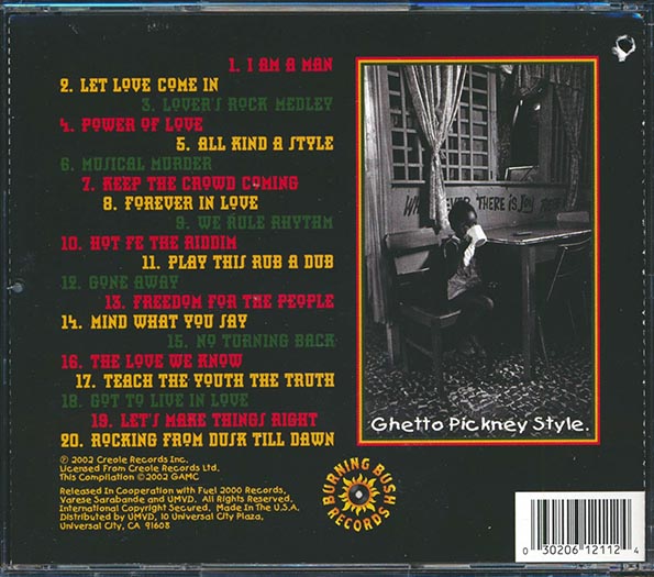 Sugar Minott - Ghetto Pickney Style: A Crucial Collection (20 tracks) (marked/ltd stock)
