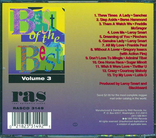 Sugar Minott, Gregory Isaacs, Freddie McGregor, Etc. - Best Of The Best Volume 3: The Singers (marked/ltd stock)