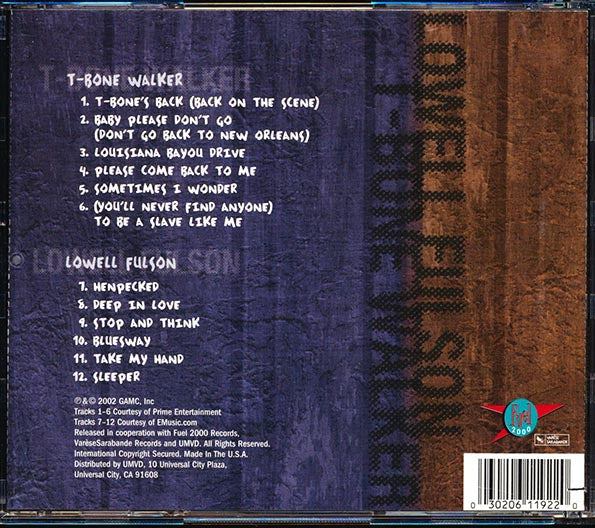 T-Bone Walker, Lowell Fulson - Blue On Blues (marked/ltd stock)