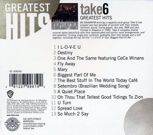 Take 6 - Greatest Hits