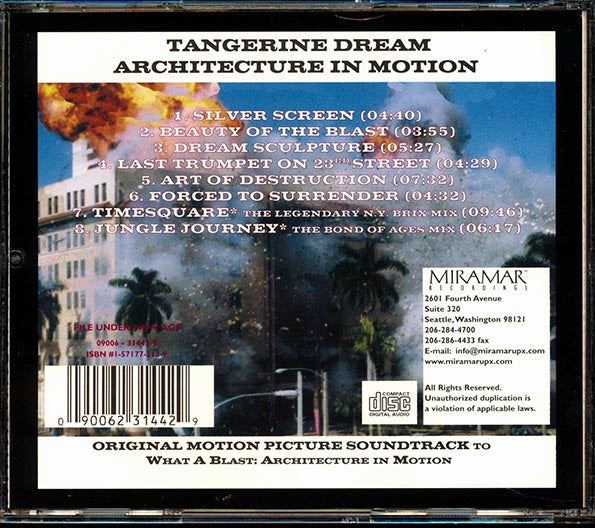 Tangarine Dream - Architecture In Motion