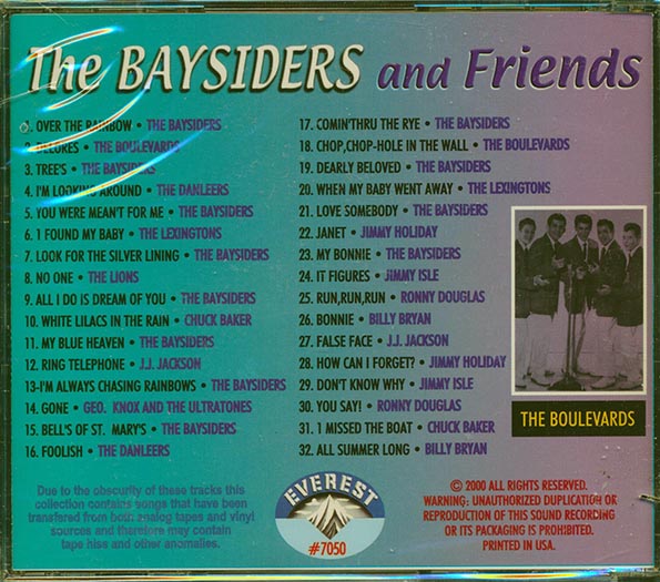 The Baysiders, The Boulevards, The Lexingstons, Etc. - The Baysiders & Friends (32 tracks)