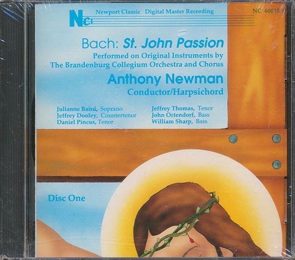The Brandenburg Collegium Orchestra And Chorus - St. John Passion Part 1 + Part 2 (2xCD)