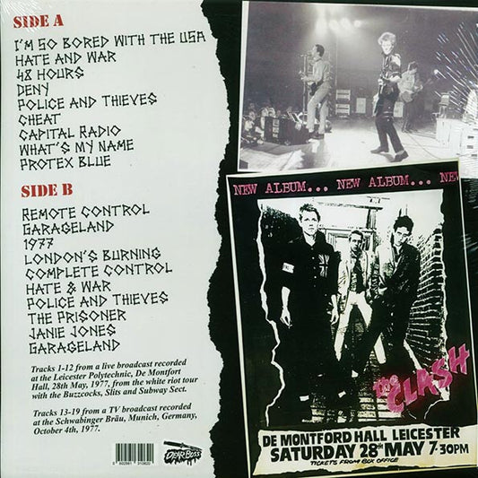 The Clash - In Love With The R'N'R World: Leicester Polytechnic, De Montfort Hall 1977 & Schwabinger Brau, Munich 1977 (white vinyl)
