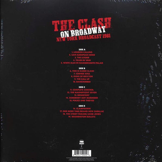 The Clash - On Broadway: New York Broadcast 1981 (ltd. ed.) (2xLP) (red vinyl)
