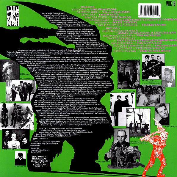 The Cramps, The Sonics, The Trashmen, The Meteors, Etc. - Rockabilly Psychosis And The Garage Disease