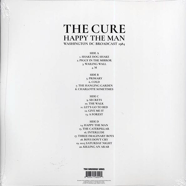 The Cure - Happy The Man: Washington DC Broadcast 1984 (2xLP)