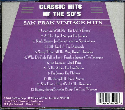 The Dell-Vikings, Danny & The Juniors, The Diamonds, Etc. - Classic Hits Of The 50's