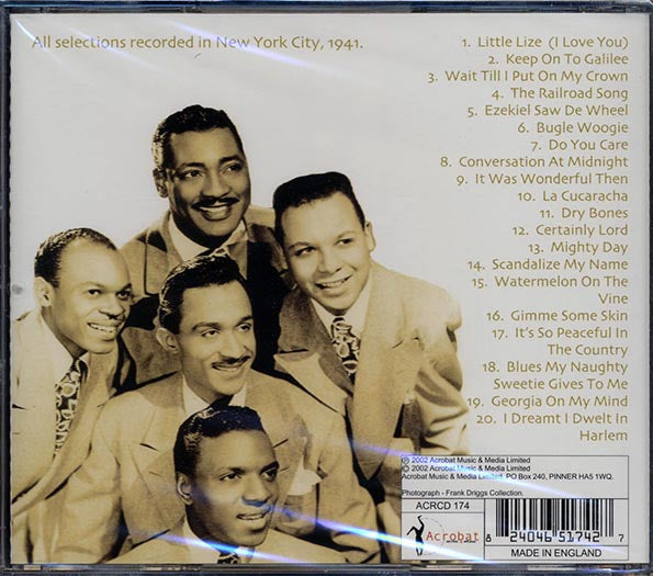 The Delta Rhythm Boys - I Dream I Went To Harlem: The Road To Doo Wop (20 tracks)
