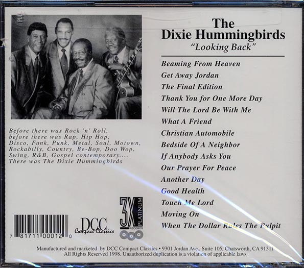 The Dixie Hummingbirds - Looking Back: A Retrospective (marked/ltd stock)