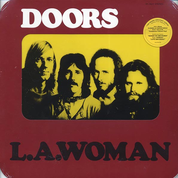 The Doors - LA Woman (Die-Cut Window Jacket) (ltd. ed.) (yellow vinyl) (radius corners)