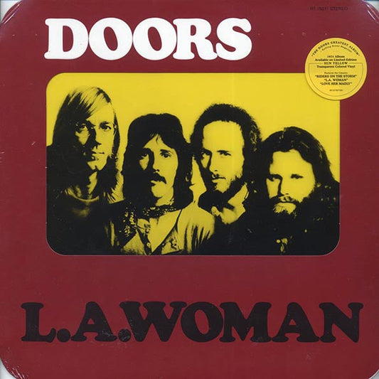 The Doors - LA Woman (Die-Cut Window Jacket) (ltd. ed.) (yellow vinyl) (radius corners)
